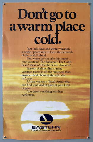 Link to  Dont go to a warm place coldAmerica, 1983  Product