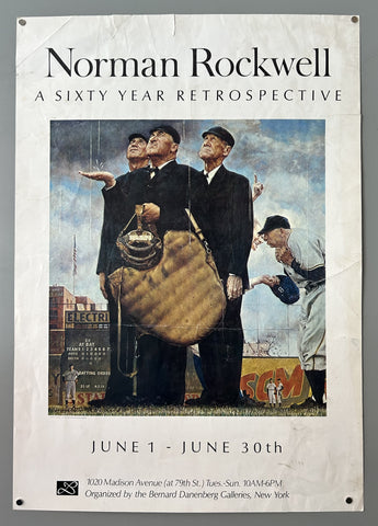 Norman Rockwell A Sixty Year Retrospective Poster