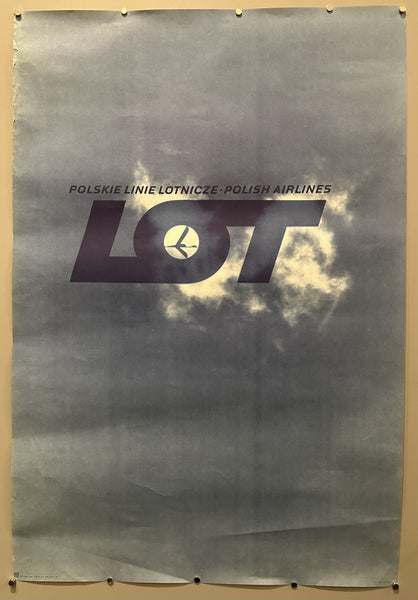 Affiche Vintage Avion LOT Polish Airlines RF44 – Format 50x70 Cm, Haute Qualité, Neuf