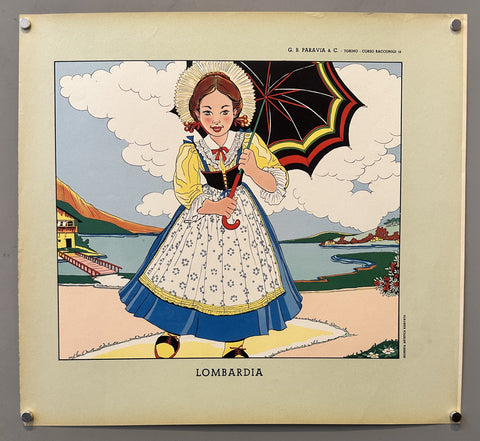 Link to &nbsp;Costumi Regionali Italiani - LombardiItaly, C.1950's &nbsp;Product