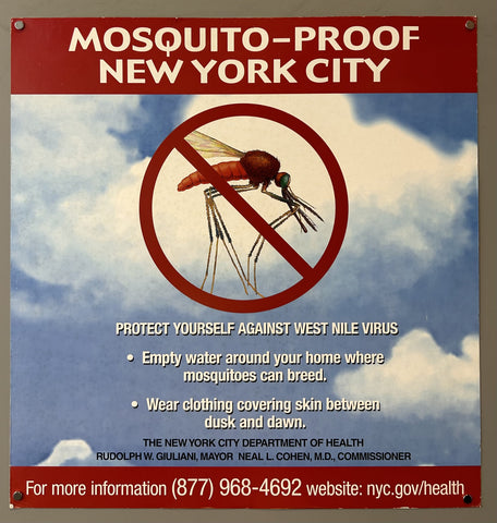 Link to  Mosquito-Proof New York City PosterUnited States, c. 2000  Product