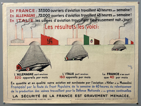 Link to  La Sécurité de la France est Gravement MenacéeFrance, c. 1940  Product