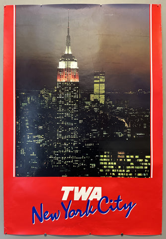 Link to  TWA New York City PosterUnited States, c. 1970s  Product