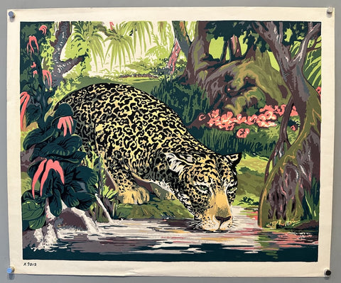 Erich Leopard Drinking