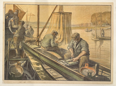 Fisherman on a River at Dawn