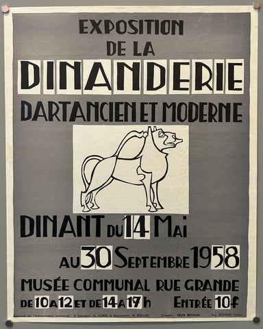 Expositions de la Dinanderie D'Art Ancien Et Moderne Poster