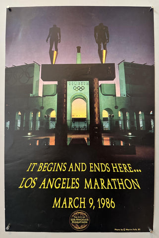 Los Angeles Marathon 1986 Poster