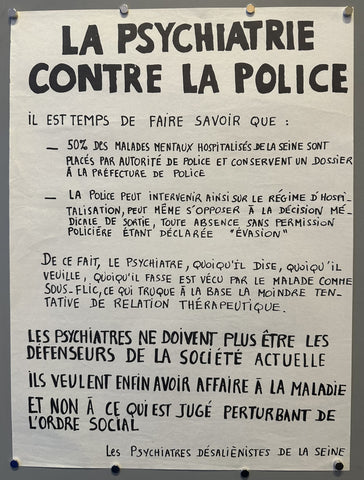 Link to  La Psychiatrie Contre La PoliceFrance, 1968  Product