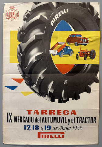 Link to  Tarrega Pirelli PosterSpain, 1958  Product