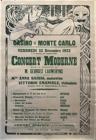 Link to  CONCERT MODERNEFrance C. 1922  Product