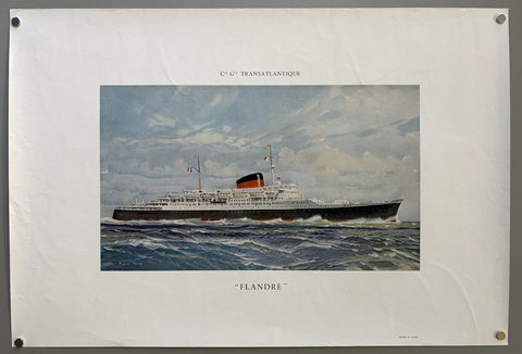 Link to &nbsp;Cie Gle Transatlantique - "Flandre"France, c.1952's &nbsp;Product