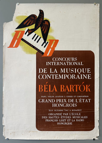 Link to  Concours International Béla BartókFrance, 1947  Product