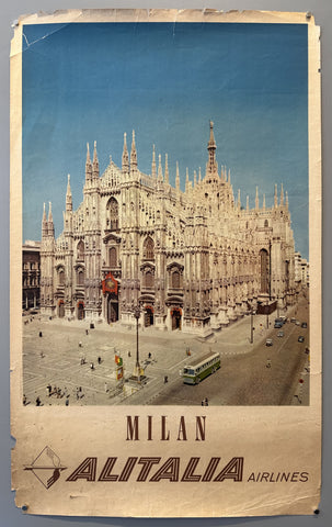 Link to  Milan Alitalia Airlines Travel PosterItaly, c. 1960s  Product