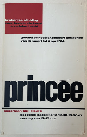 Link to  Gérard Princée Exhibition PosterNetherlands, 1964  Product