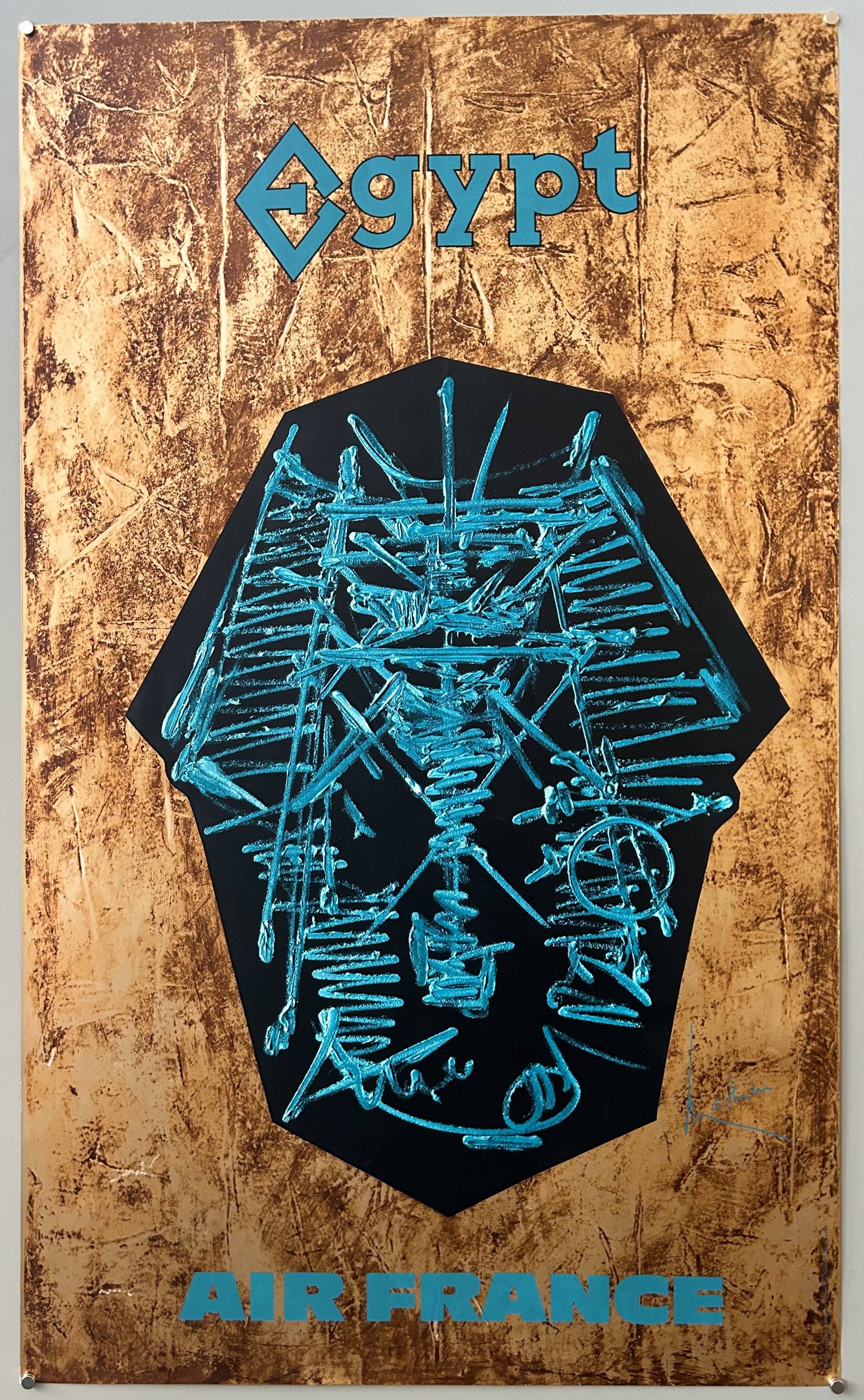 Georges Mathieu Air France: Egypt – Poster Museum