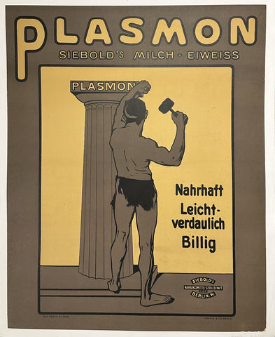 Link to  Plasmon Siebold's Milch-EiweissGermany, c. 1920s  Product