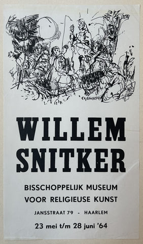 Willem Snitker Exhibition Poster