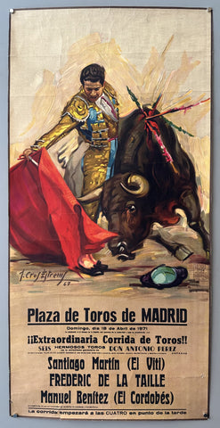 Link to  Plaza de Toros de Madrid Poster 1971Spain, 1971  Product