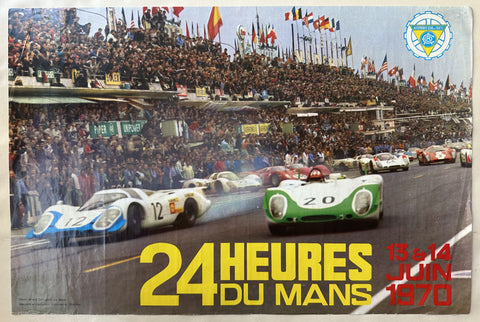 Link to  24 Heures Du Mans 1970 PosterFrance, 1970  Product