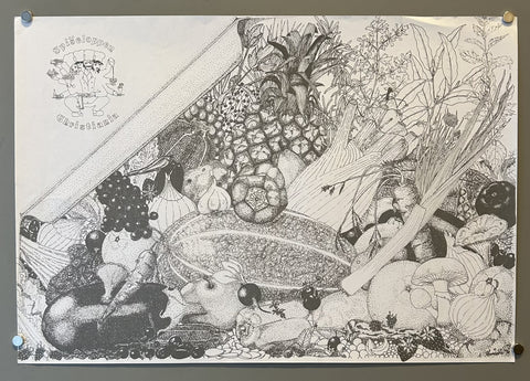 Link to  Black and white fruit and vegetableDenmark, c. 1970s  Product