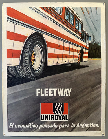 Fleetway Uniroyal Poster