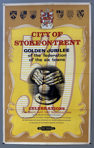 Link to  City of Stoke-on-Trent Golden Jubilee PosterEngland, 1960  Product