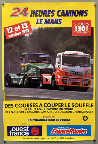 Link to  24 Heures Camions Le Mans 1991 Poster #1France, 1991  Product