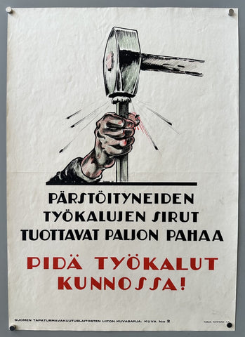 Pärstöityneiden työkalujen sirut tuottavat paljon pahaa