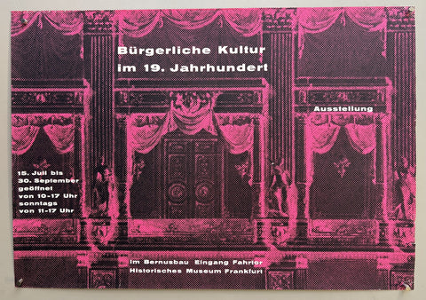 Bügerliche Kultur im 19. Jahrhundert