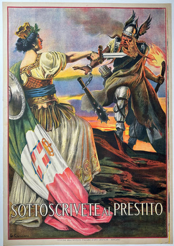 Link to  Sottoscrivete al Prestito PosterItaly, c. 1917  Product