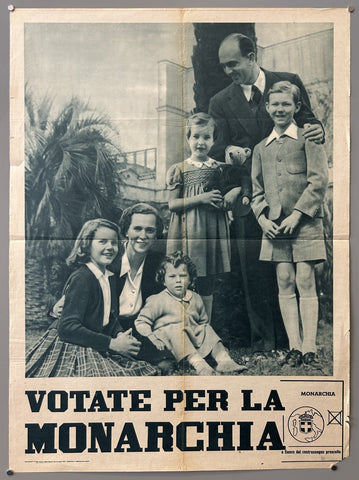 Link to  Votate Per La MonarchiaItaly, 1946  Product