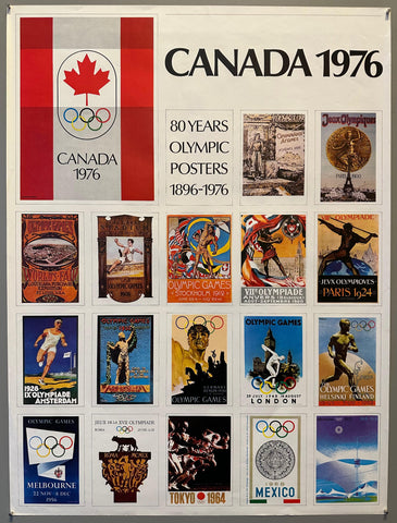 80 Years of Olympic Posters Poster