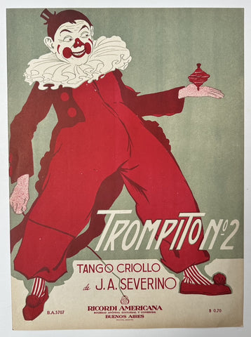 Link to &nbsp;Trompito Nº2 tango criollo de J.A. SeverinoArgentina, 1916 &nbsp;Product