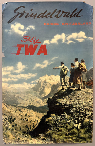 Link to &nbsp;Grindelwald Fly TWASwitzerland, c. 1940s &nbsp;Product