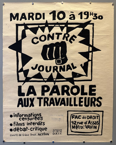 Link to  La Parole Aux TravailleursFrance, 1968  Product