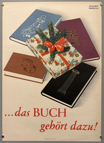 Link to &nbsp;..das BUCH gehört dazu!Germany, c. 1960s &nbsp;Product