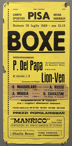 P. Del Papa Contro Lion-Ven Poster
