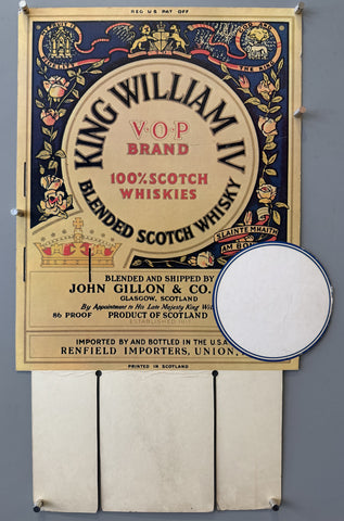 Link to &nbsp;King William IV Blended Scotch WhiskyUnited States, c. 1950s (?) &nbsp;Product