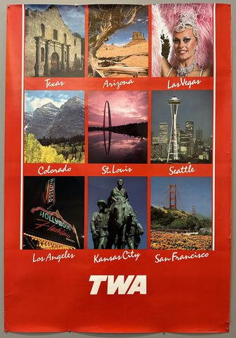 TWA United States Poster
