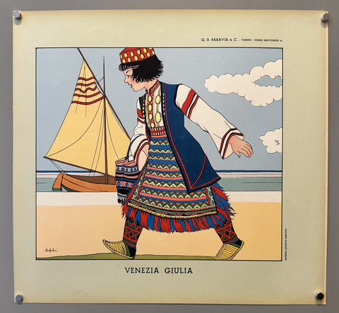 Link to &nbsp;Costumi Regionali Italiani - Venezia GiuliaItaly, C.1950's &nbsp;Product