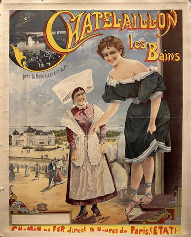 Link to  Chatelaillon Les BainsFrance, c. 1900s  Product