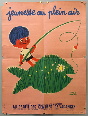 Jeunesse au plein air catching fish