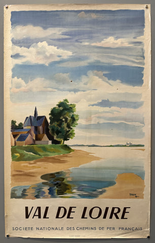 Val De Loire travel poster