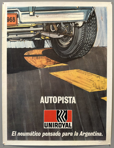 Autopista Uniroyal Poster