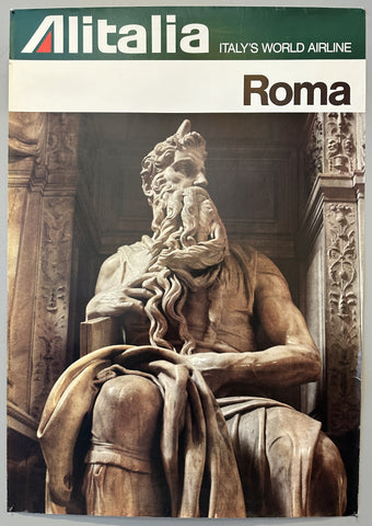 Alitalia Roma Poster