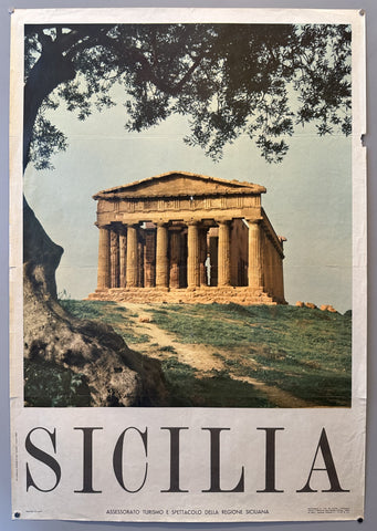 Sicilia Travel Poster
