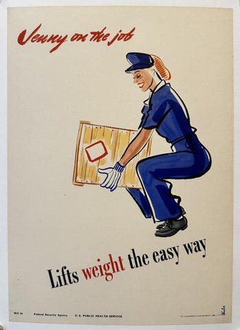 Jenny on the Job Lifts Weight