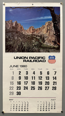 Link to &nbsp;Union Pacific Railroad Calendar June/July 1980USA, 1980 &nbsp;Product