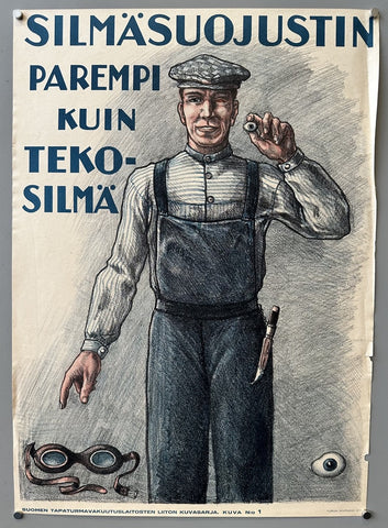 Silmäsuojustin parempi kuin tekosilmä