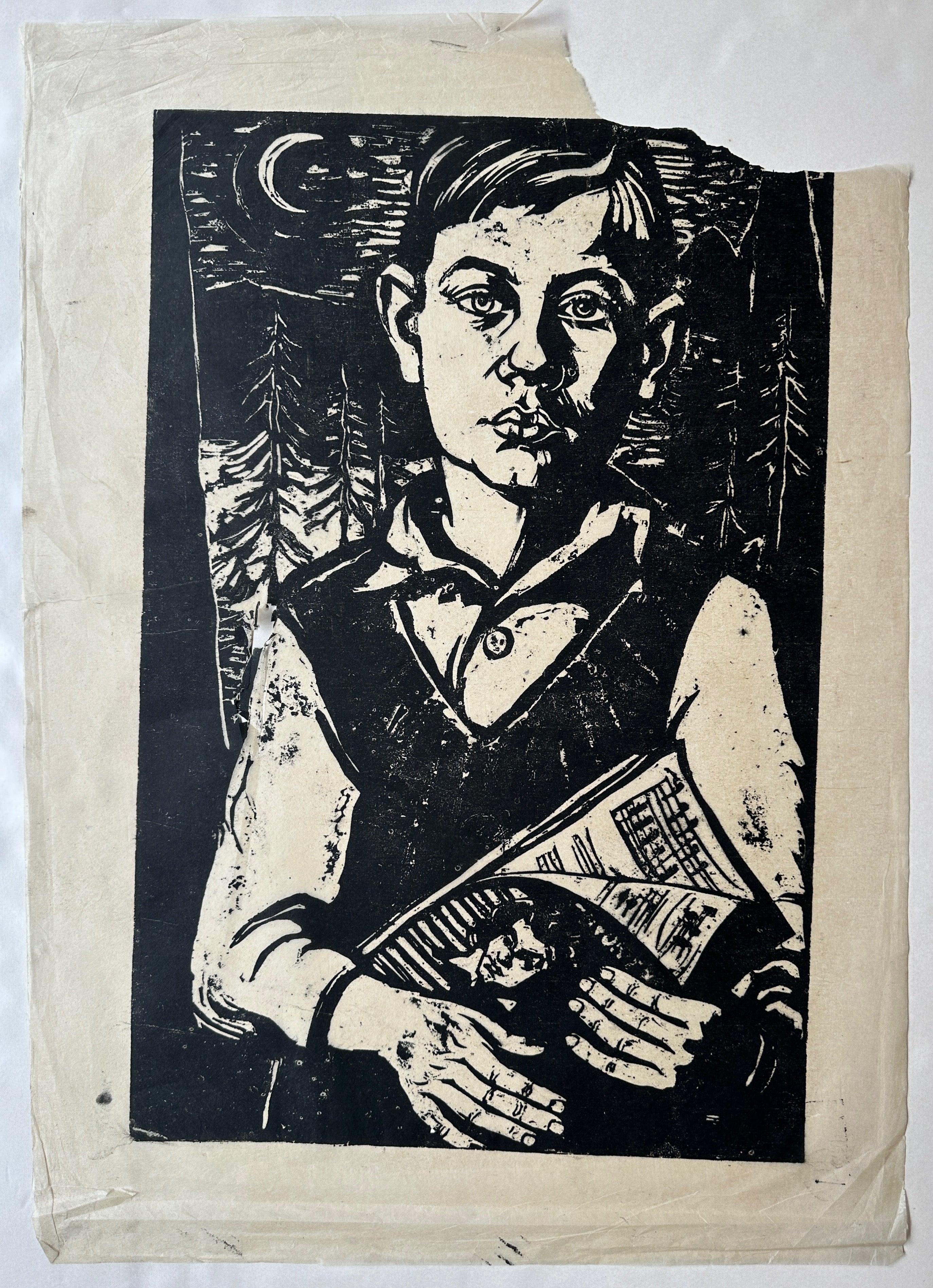 Boy With Beethoven Lithograph Poster Museum boy-with-beethoven-lithograph-poster-museum